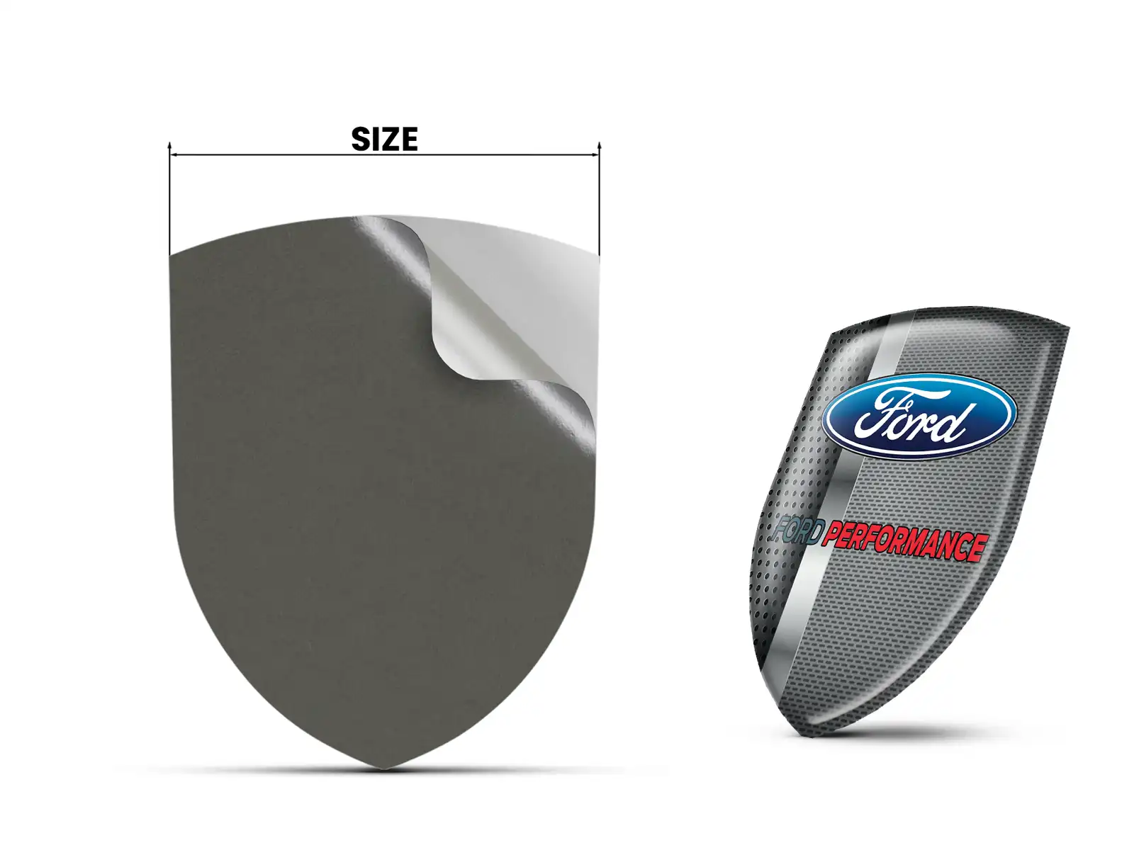 Ford Kuppelaufkleber Premium Edition Autoabzeichen